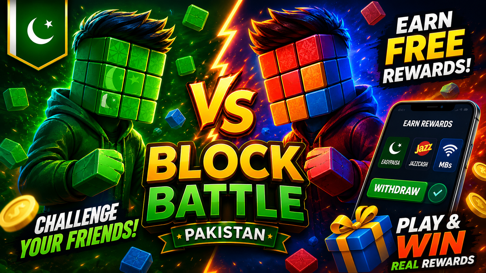 Block Battle Pakistan - Addictive Puzzle Game