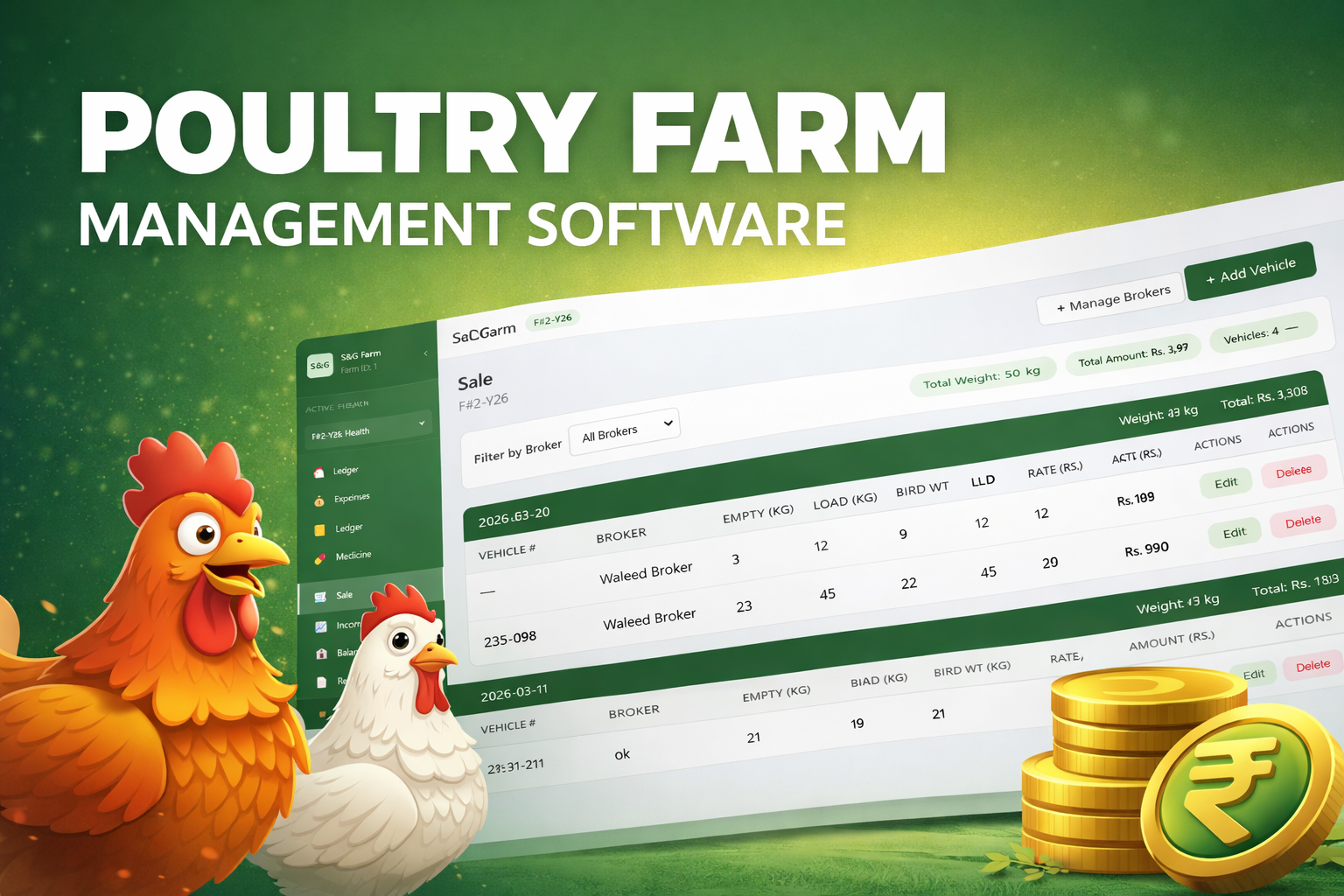 Poultry Farm Management System - Smart Flock & Sales Software