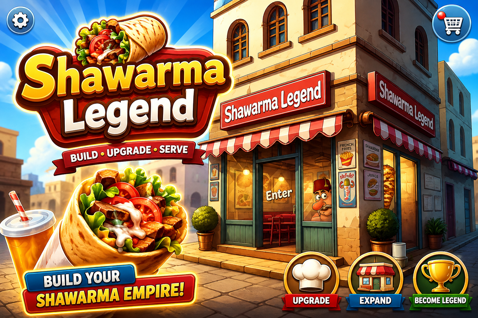 Shawarma Legend - Fun Cooking & Management Game